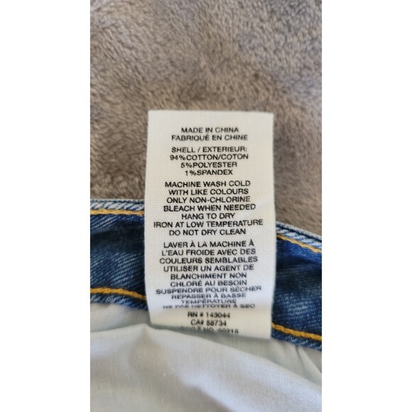 Women's Avec Les Filles Black High Rise Distressed Cropped Straight Leg Jeans - Picture 4 of 4